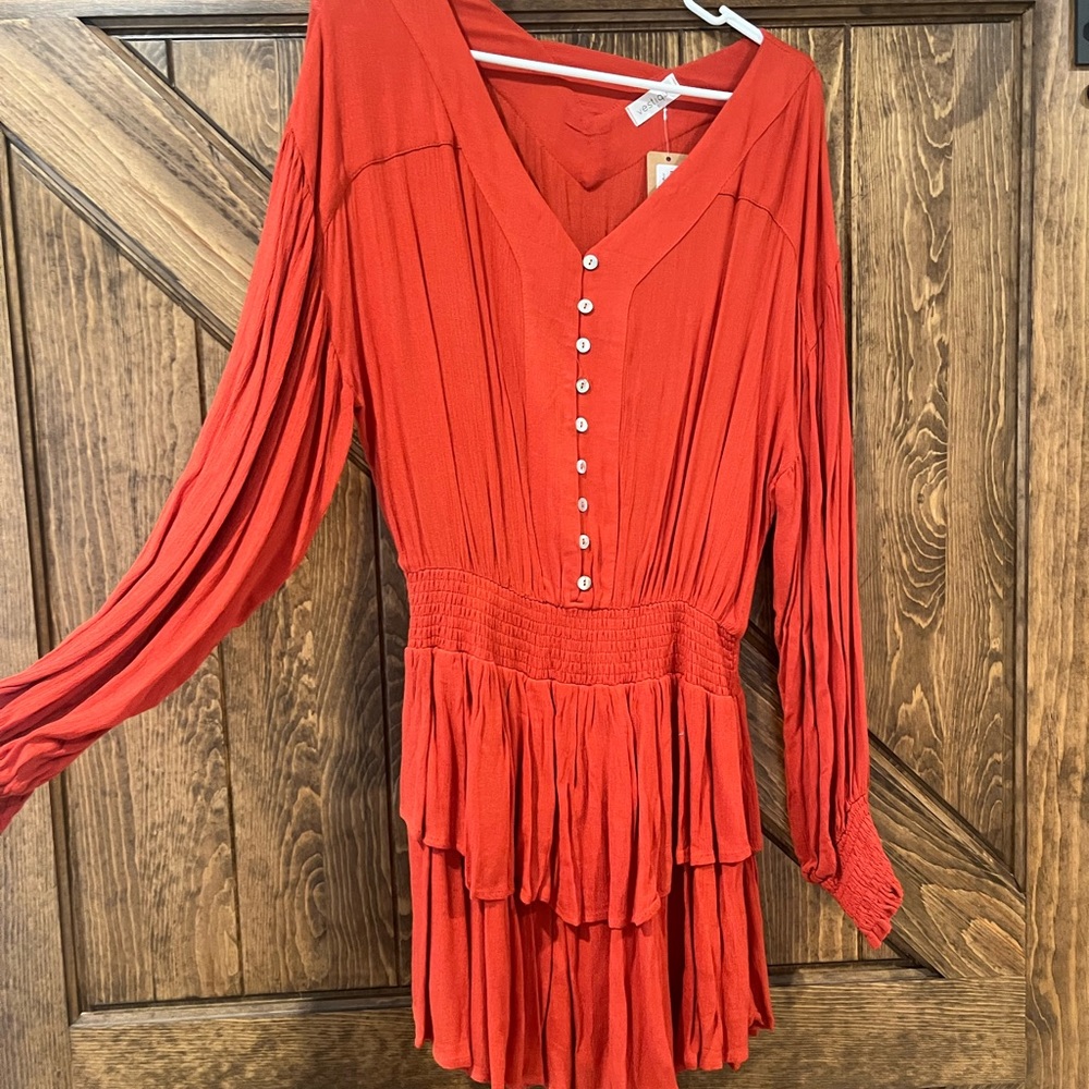 Vestique boutique orange dress! NEW with tags